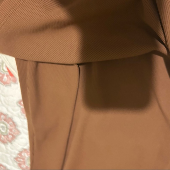 Aritzia Babaton Sculpt Ribbed Racerback Mini Dress in Brown, Size M - Picture 10 of 12